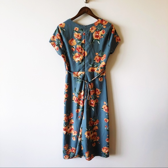 Lulus Best Day of My Life Dusty Sage Floral Print Midi Dress - Picture 5 of 7